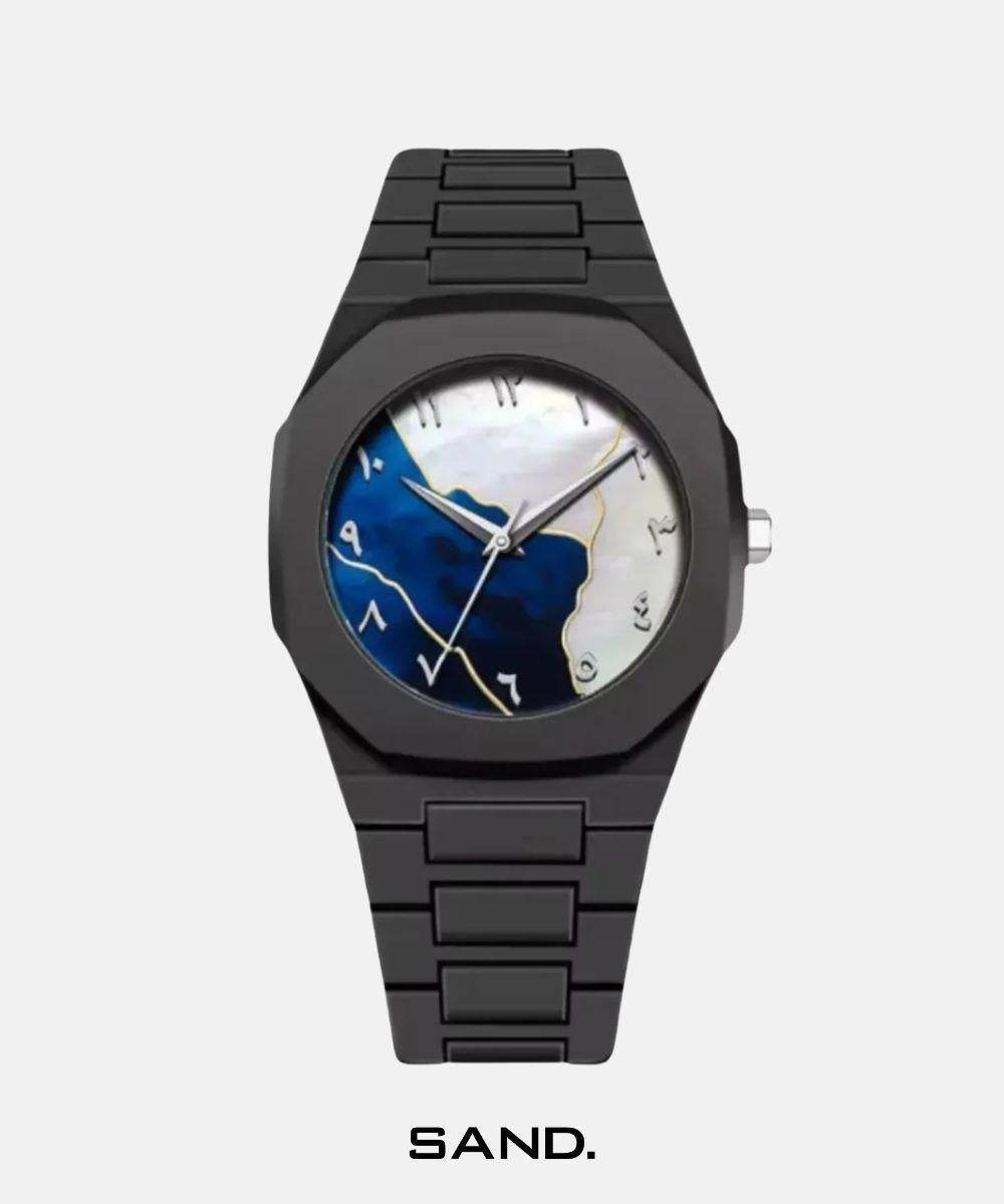 Sand Blue White Arabic - Sand Watches