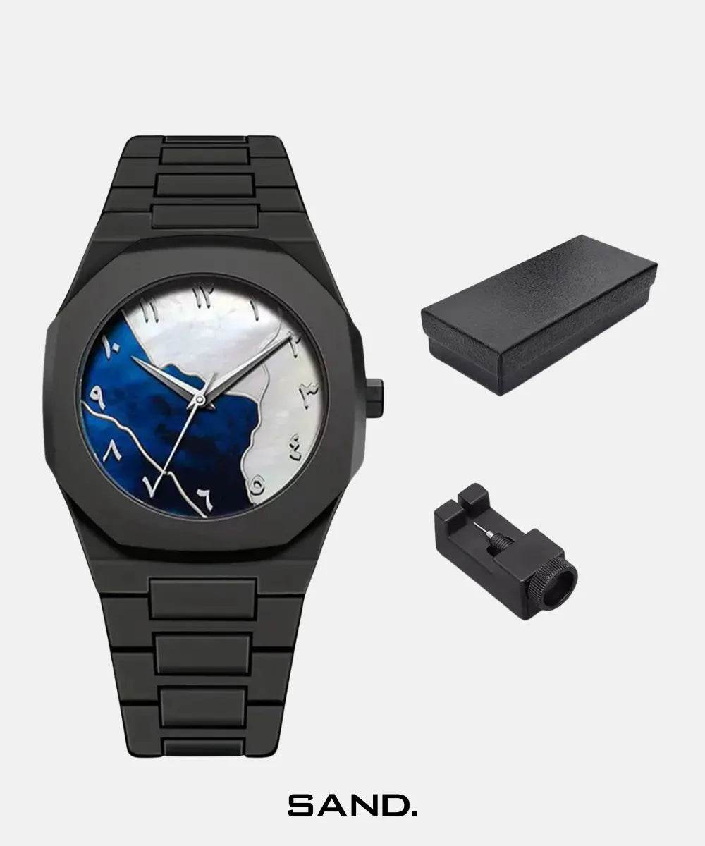 Sand Blue White Arabic - Sand Watches