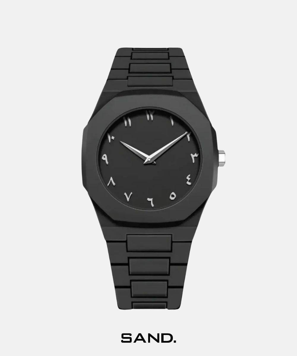 Sand B&W Arabic - Sand Watches