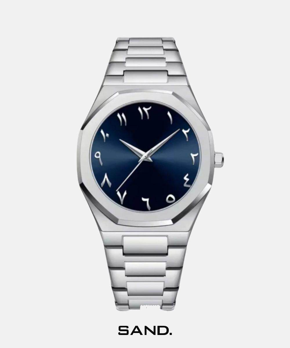 Sand Silver Arabic Black - Sand Watches