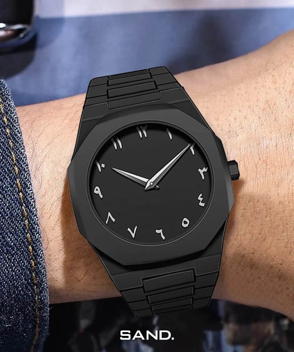 Sand B&W Arabic - Sand Watches