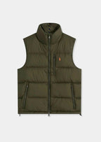 Men's Comfortable Puffer Vest - Olive Green - Sand Watches